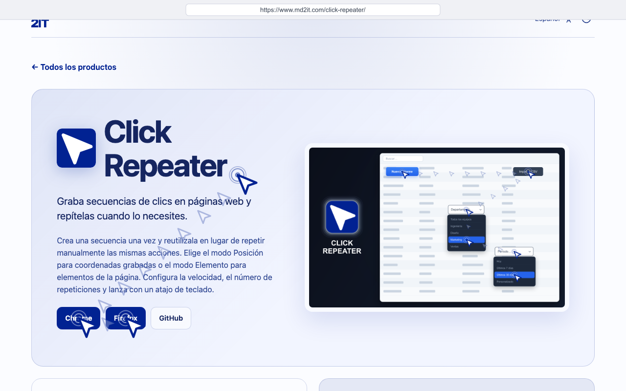 Click Repeater — capturas de pantalla 2