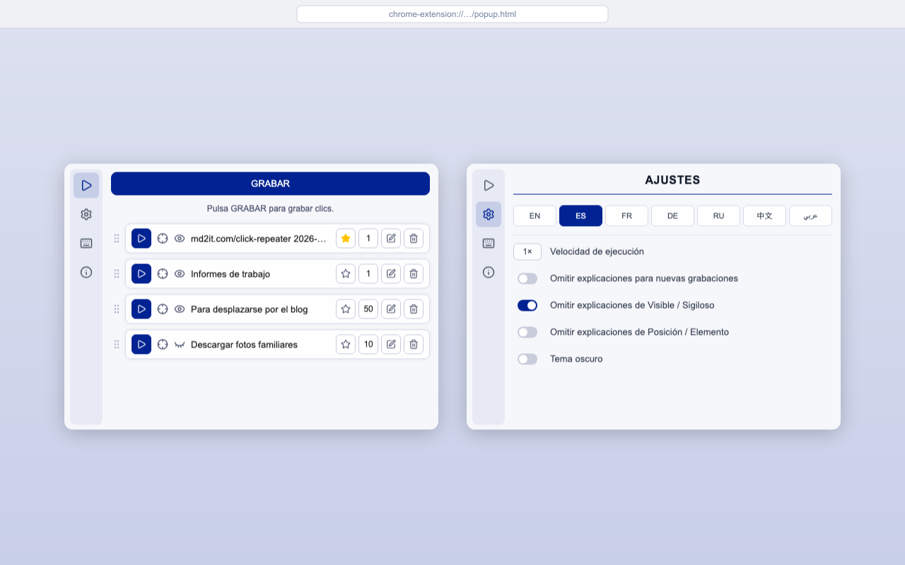 Click Repeater — capturas de pantalla 3