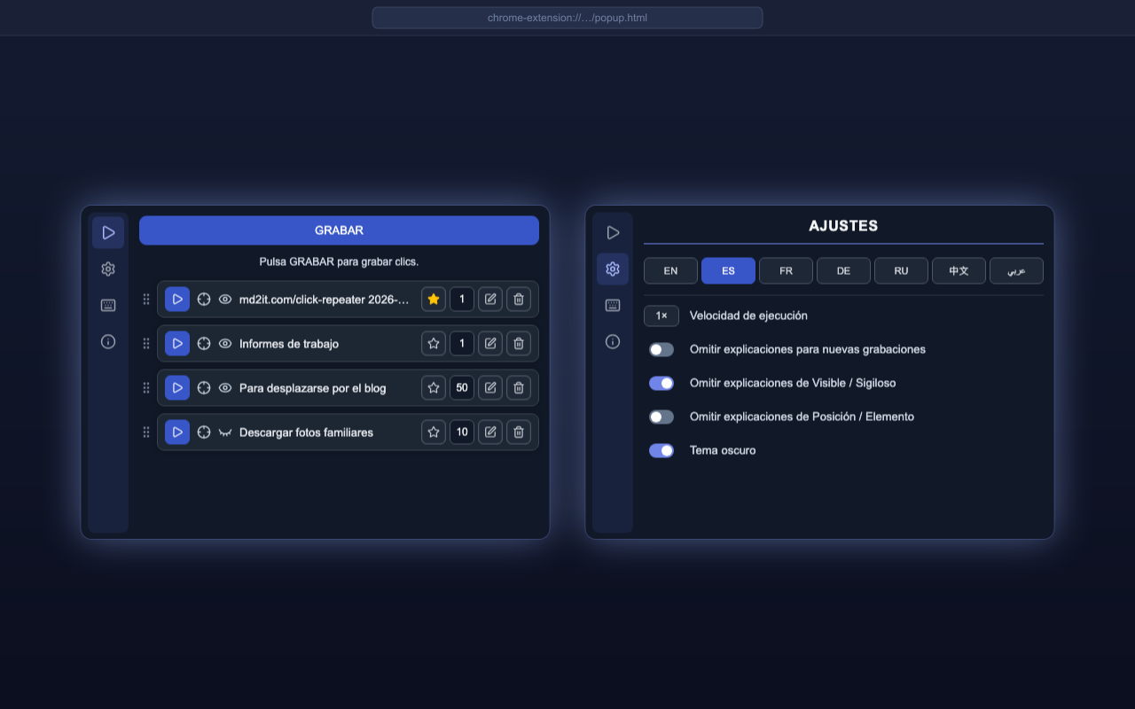Click Repeater — capturas de pantalla 4