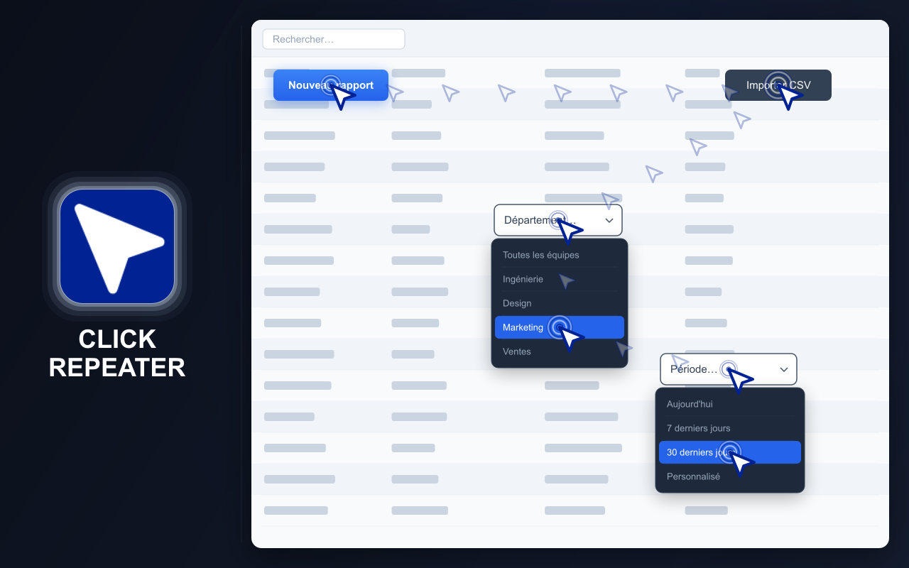 Click Repeater — captures d'écran 1